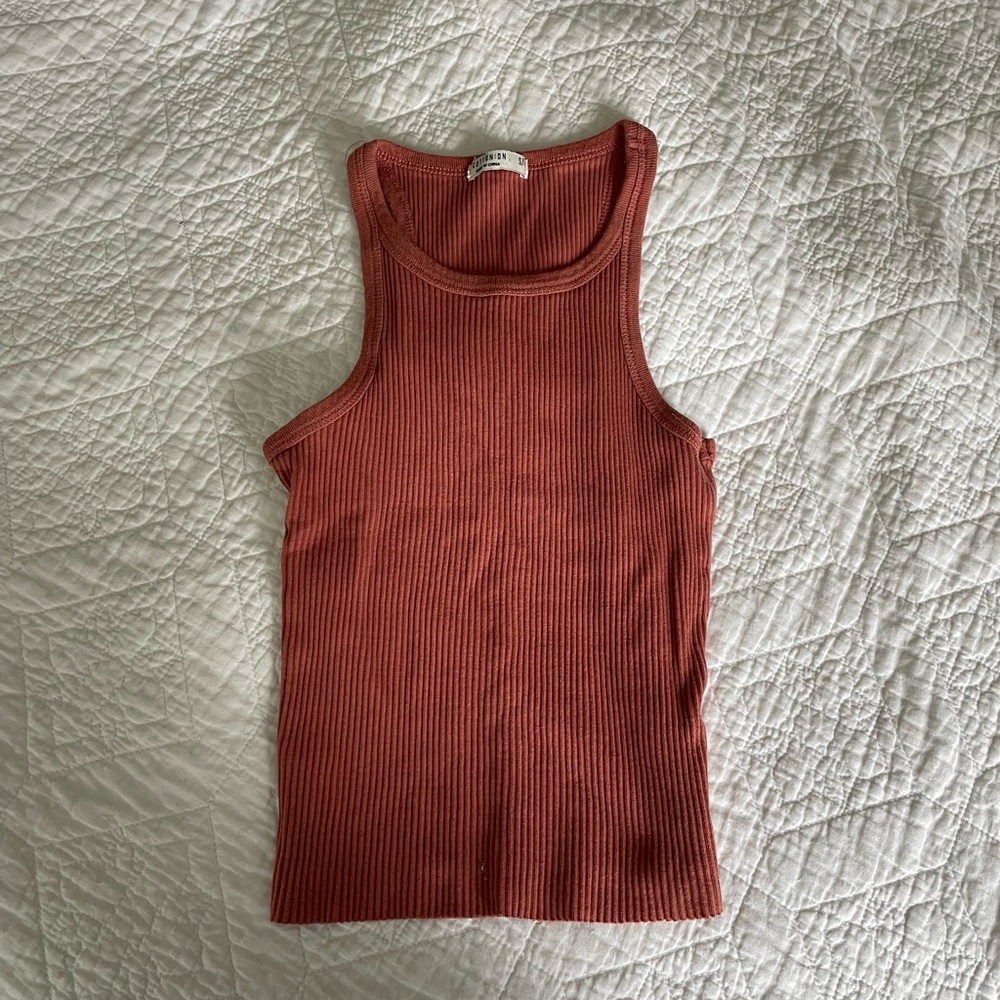 Cotton on orange/red tank top!